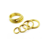 Thicken Polished High End Metal Flat Split Key Ring Custom Size Key Chain Pet Accessories