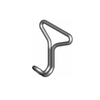 Heavy Duty Zinc Plated Steel J-Hook Carabiner Industrial Hanging Hook with Spring Clip