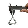 7MM Swing Hook Screw Hardware Eye Bolt Galvanized Spring Snap Hooks Special-shaped Ring Screws Heart Ring Screws