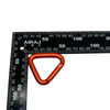 70mm Orange Triangle Aluminum Carabiner Hooks Dog Leash Aluminum Carabiner Quick Keychain Link Bag Strap Buckle