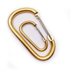 Aluminum Custom Oversized Wire Gate D Shape Metal Carabiner Karabiner