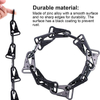 BT-Z012 1'' Zinc Alloy 25mm Olecranon Sling Clips Black Carabiner Hk Clip Swivel Snap Hook for Bags Webbing Metal Buckle Hooks