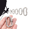 Metal Lock Screw Snap Carabiner Key Chain Clip Camp Mountaineering Quick Links Hook Climbing Accessories